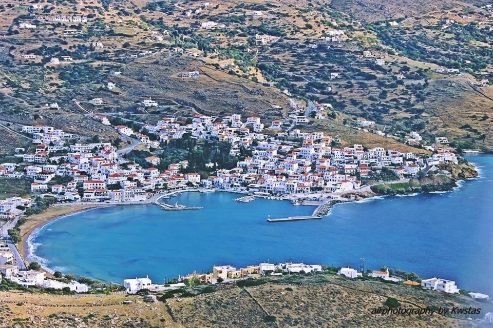 Villa Bonatsa Andros Home Batsíon Exteriör bild